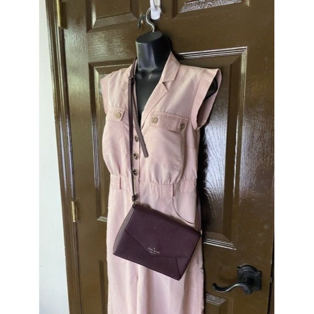 Kate Spade Cedar Street Monday Purple Leather Shoulder Bag - Picture 6 of 7